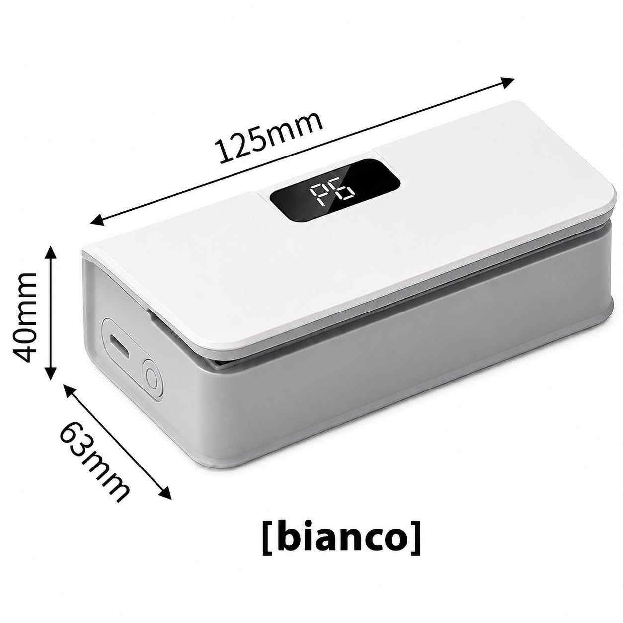 Piccola macchina sigillatrice portatile mini per alimenti, snack e sacchetti di plastica.